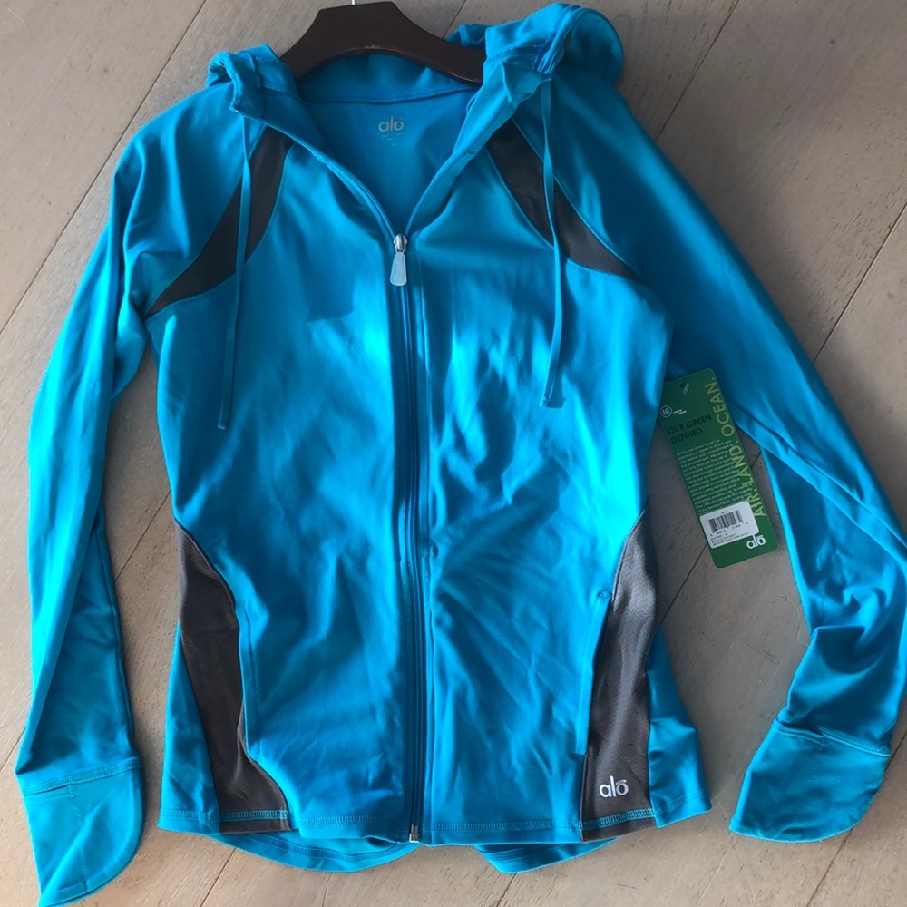 Alo workout jacket new with tags